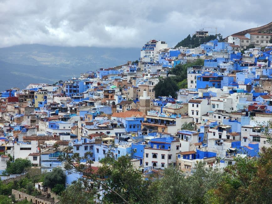 Vista de Chauen, Marruecos