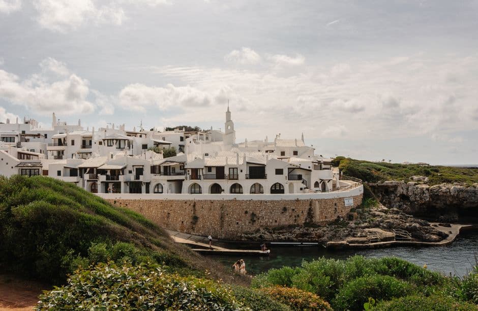 Vista de Ciutadella de Menorca, España
