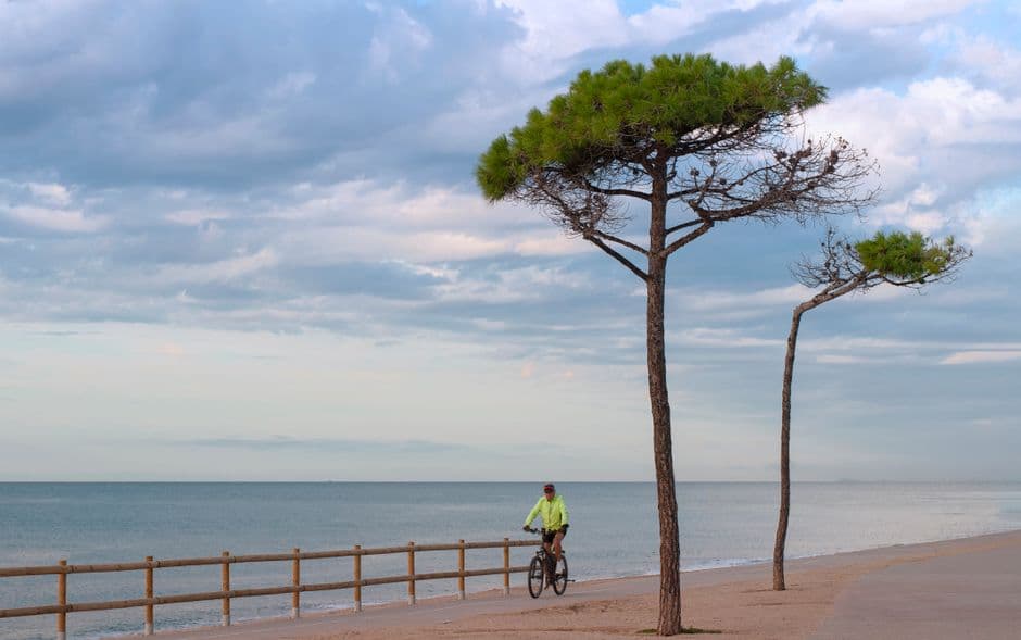 Vista de Pineda de Mar, España