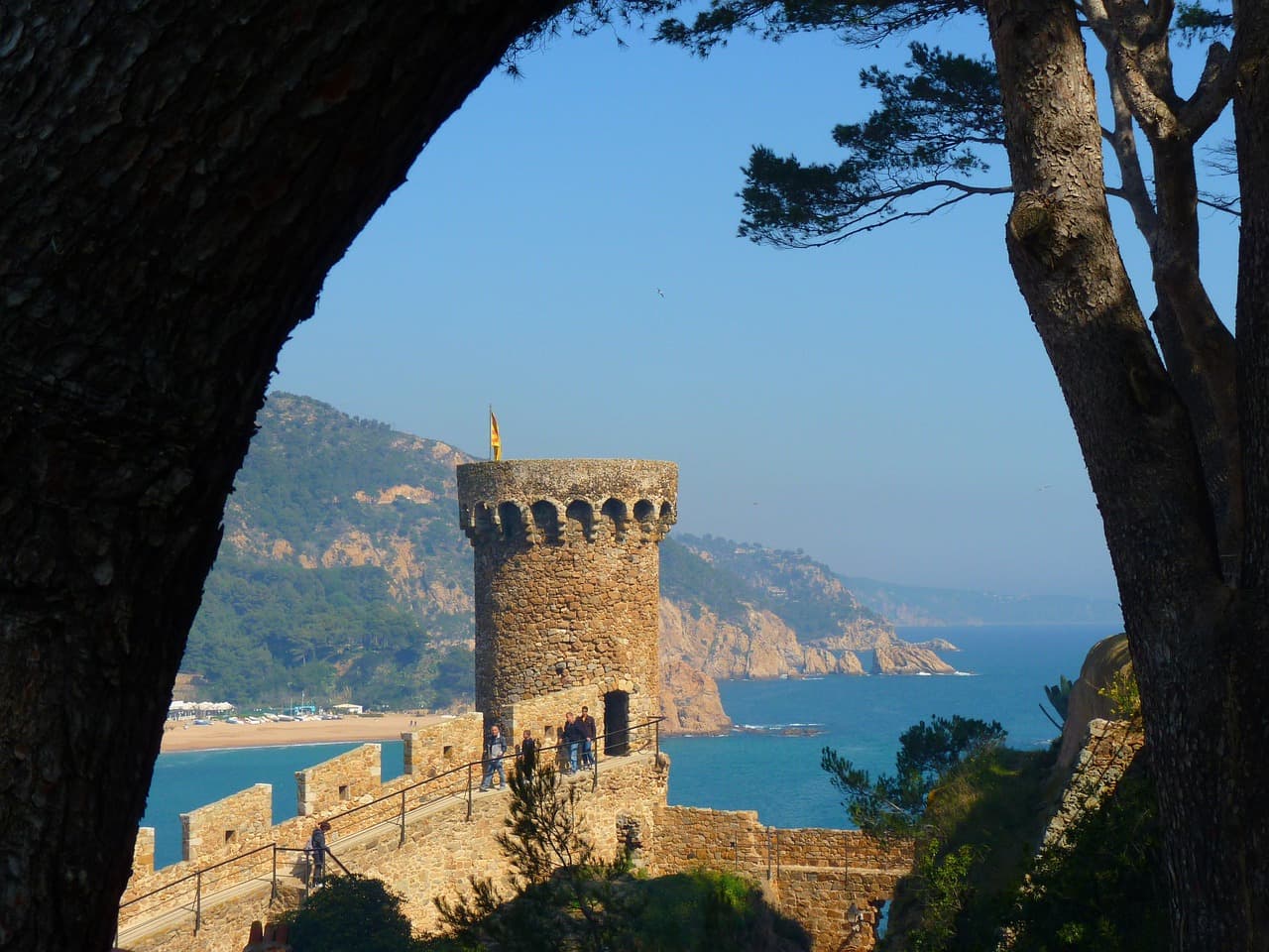 Vista de Premià de Mar, España