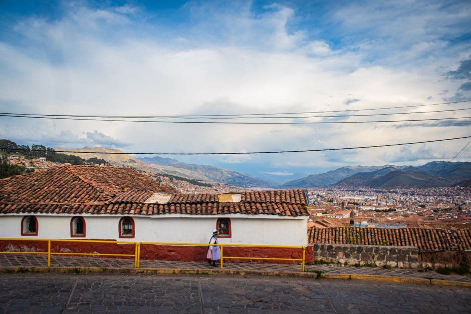 Vista panorámica de la ciudad de Cusco, en la sala de chat de Cusco