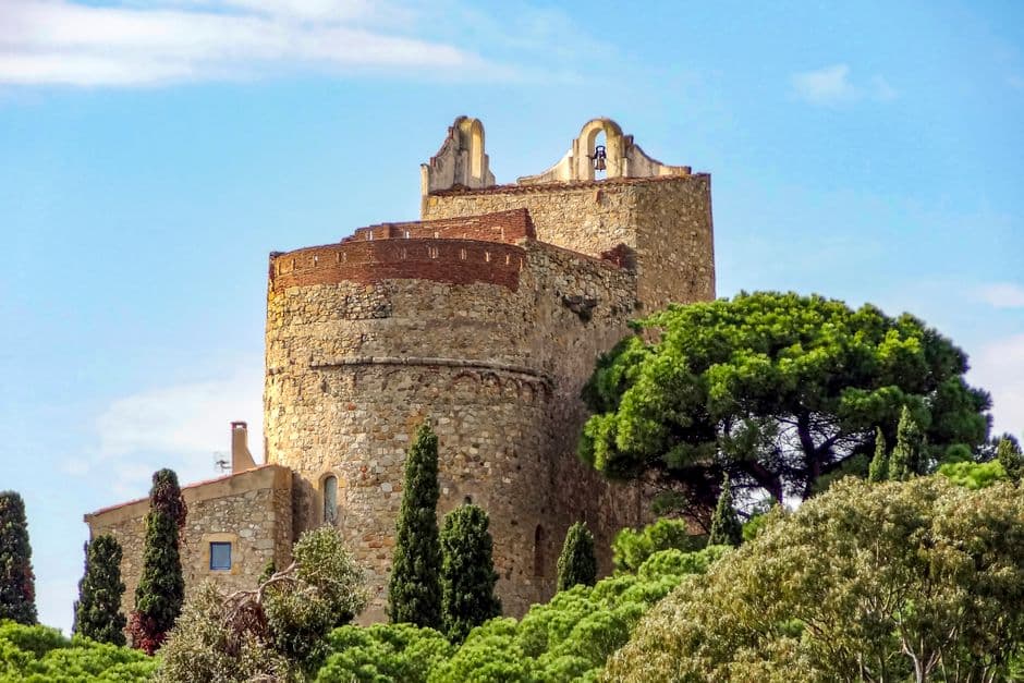 Vista de Sant Vicenç de Castellet, España