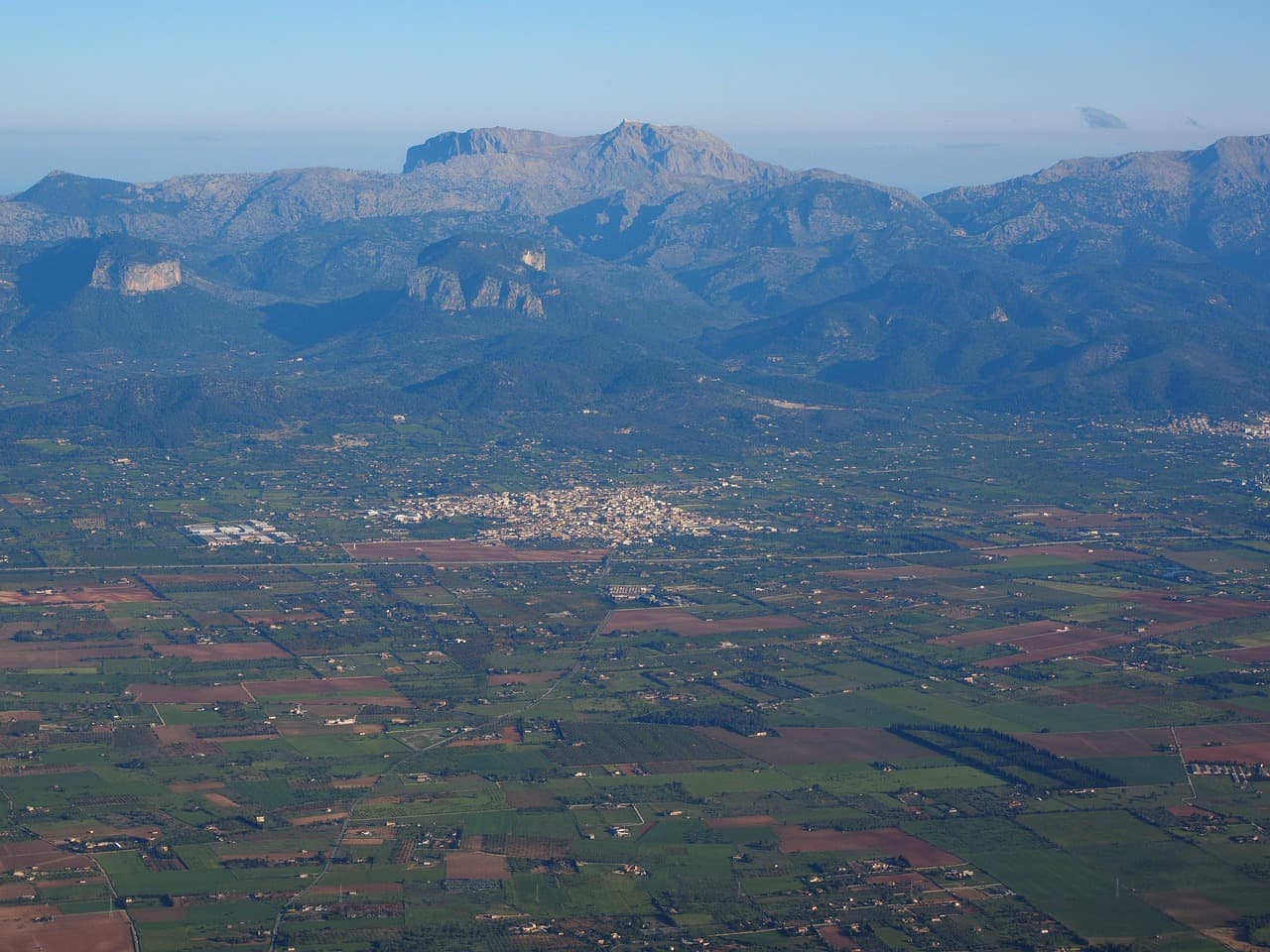 Vista de Binissalem, España