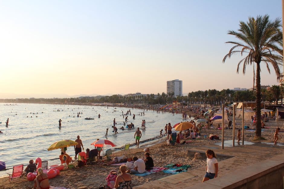 Vista de Salou, España