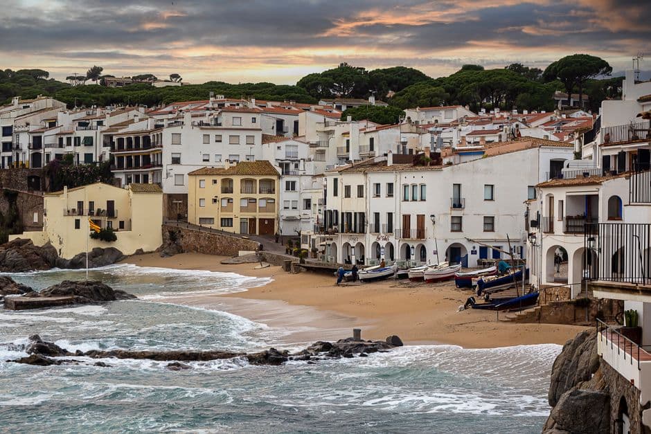 Vista de Palafrugell, España