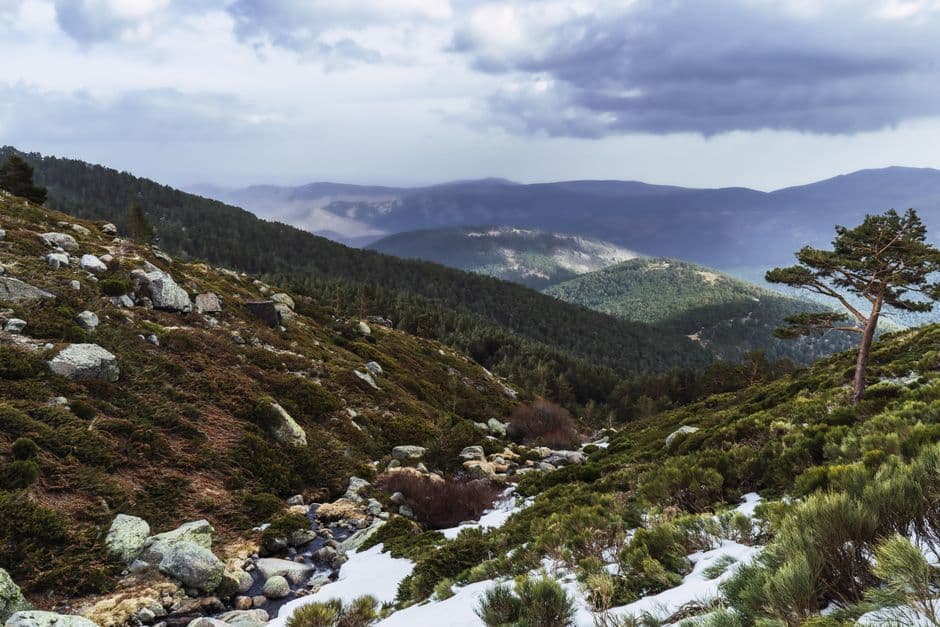 Vista de Guadarrama, España