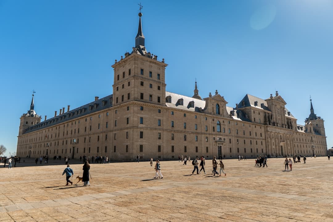 Vista de El Escorial, España