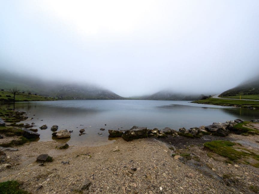 Vista de Corvera de Asturias, España