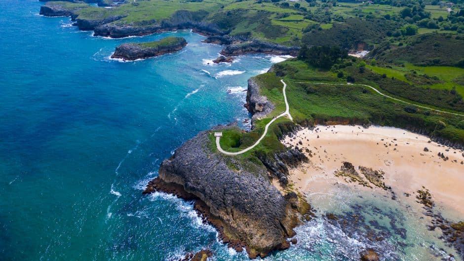 Vista de Llanes, España