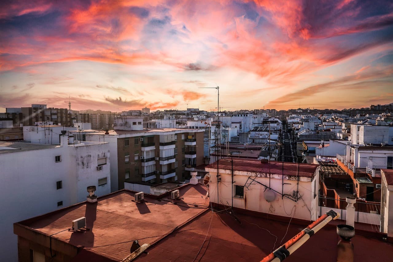 Vista de Gibraleón, España