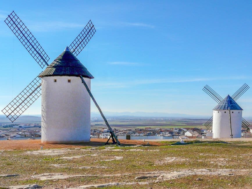 Vista de Campo de Criptana, España