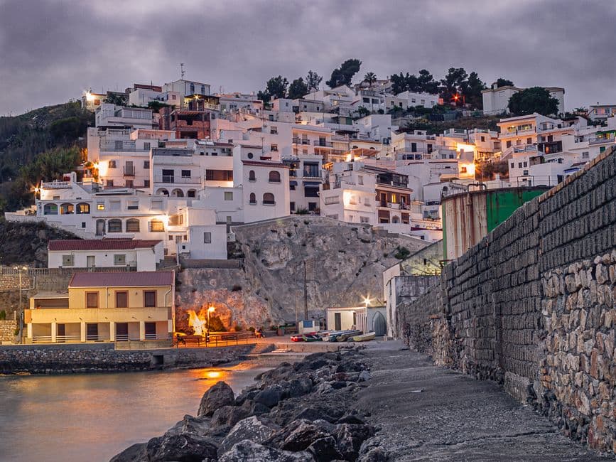 Vista de Salobreña, España