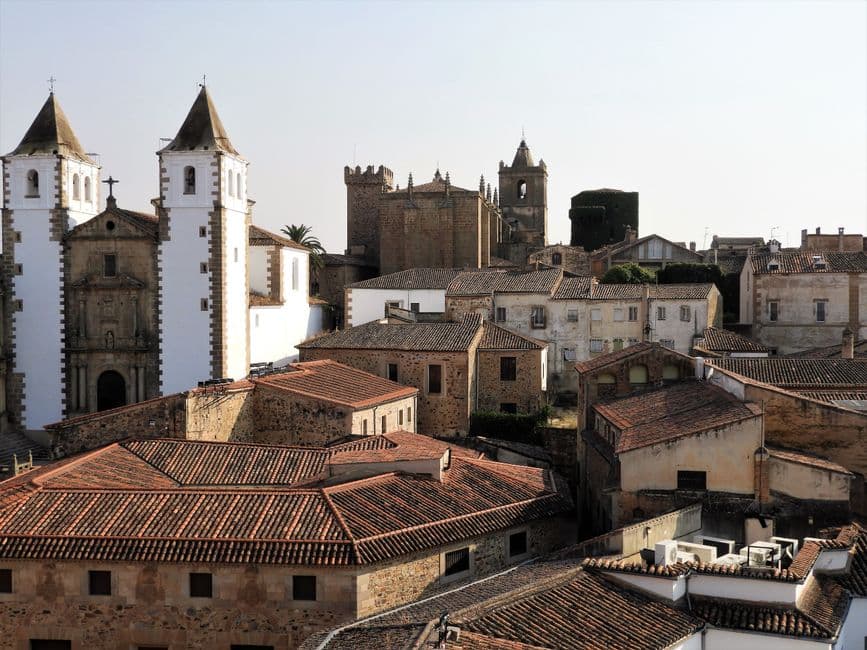 Vista de Coria, España