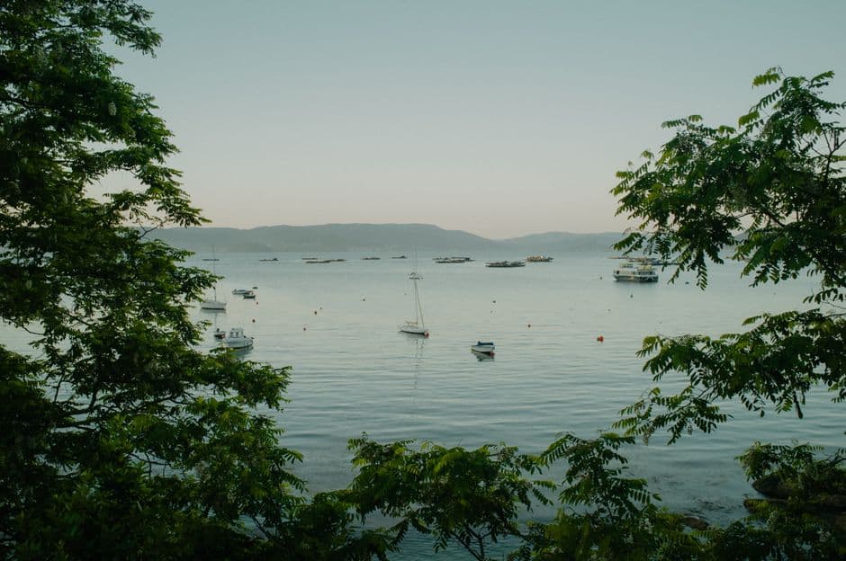 Vista de Bueu, España