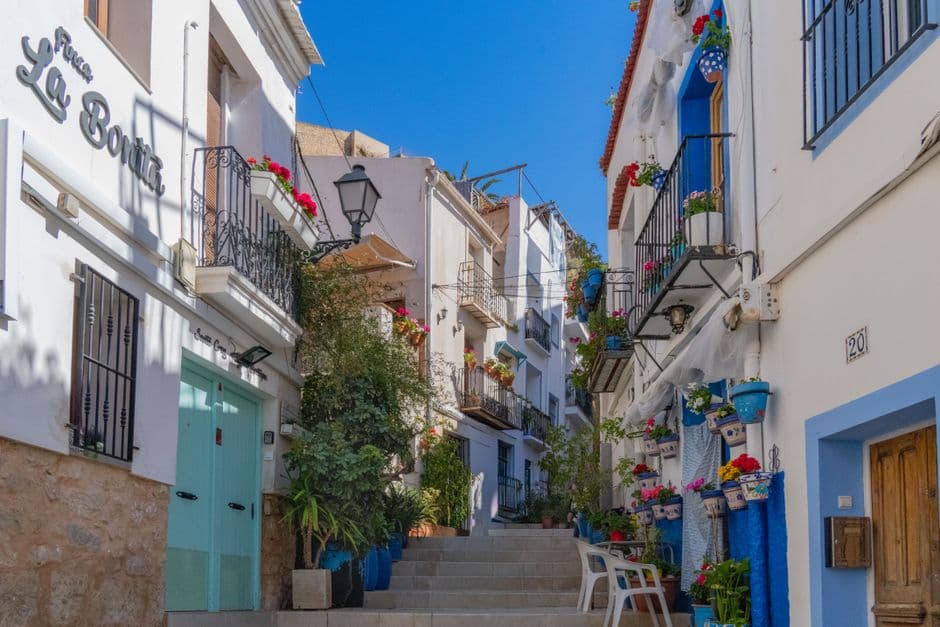Vista de L'Escala, España