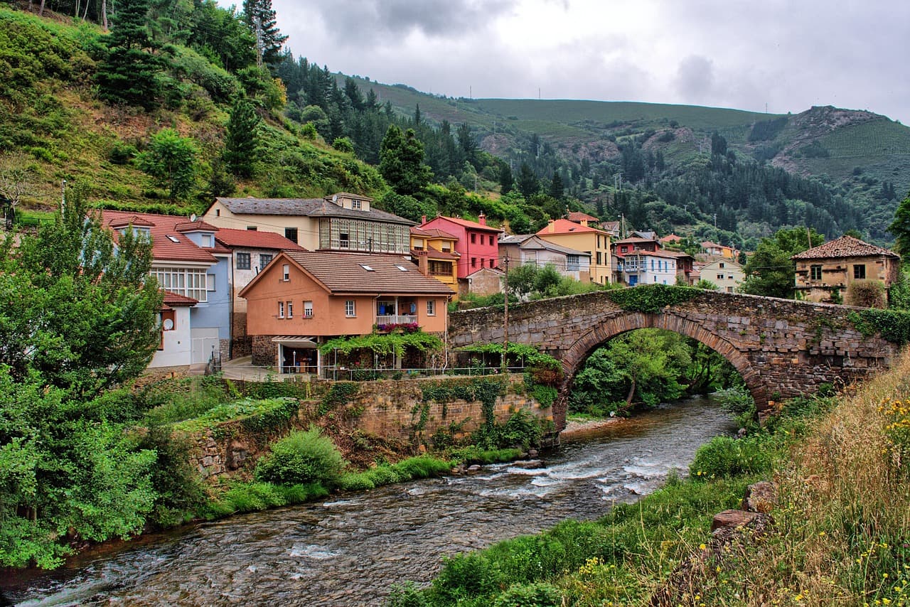 Vista de Aller, España