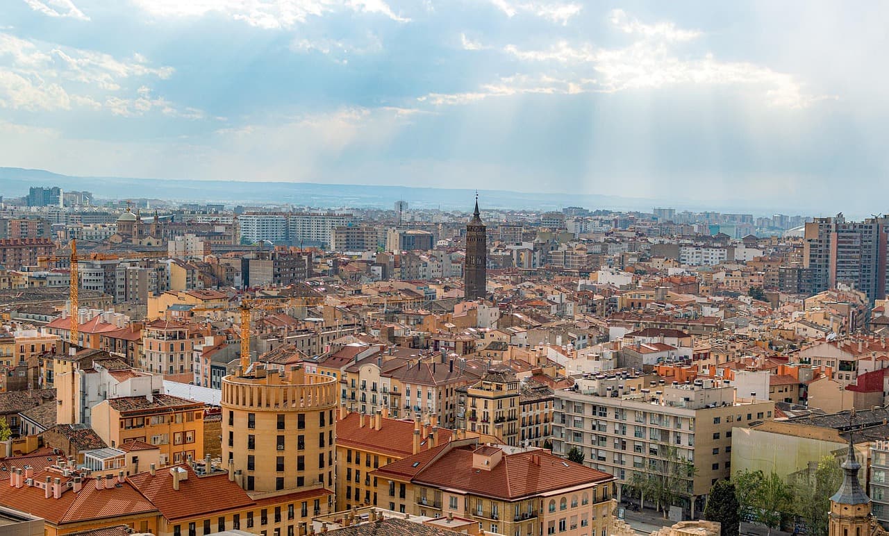Vista de Zuera, España