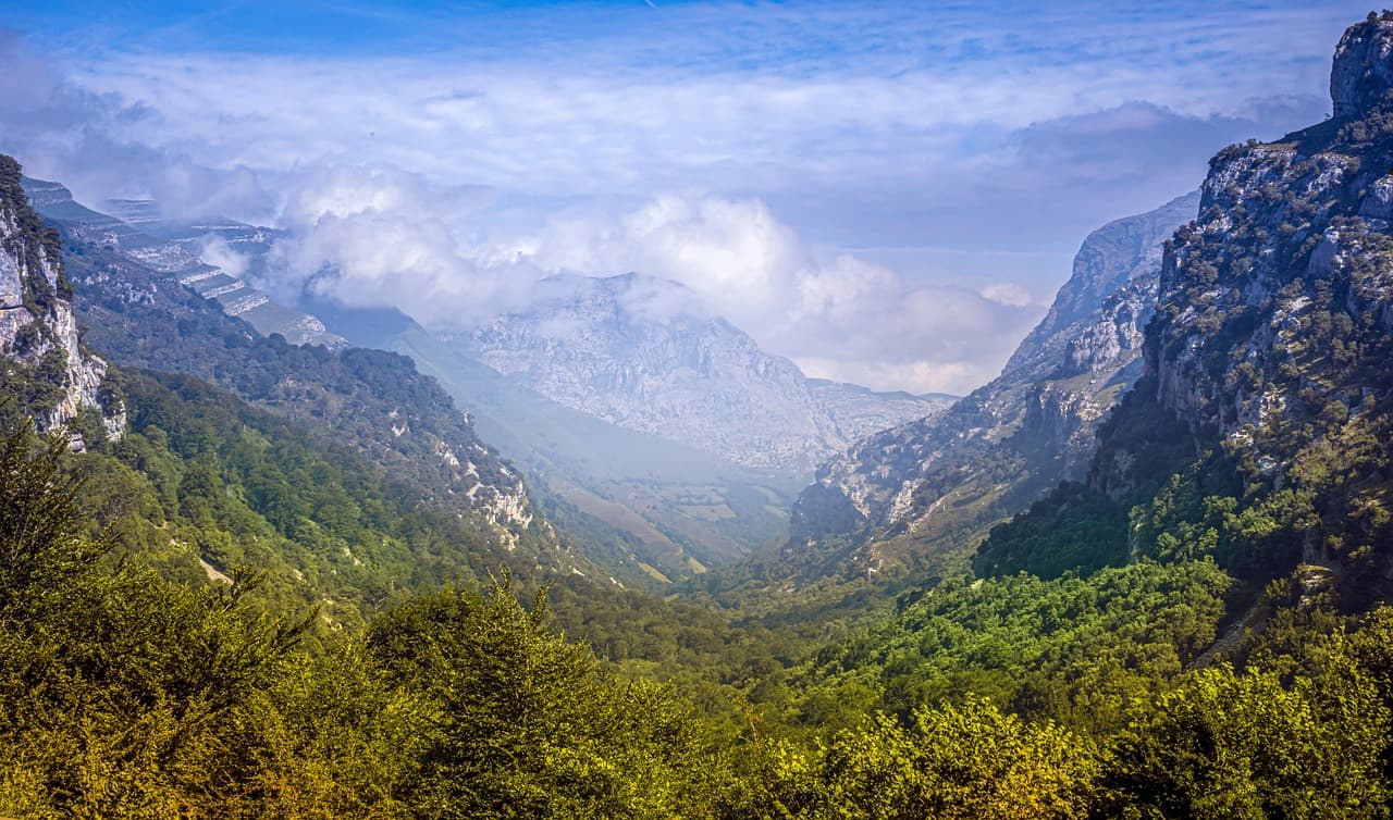 Vista de Reinosa, España