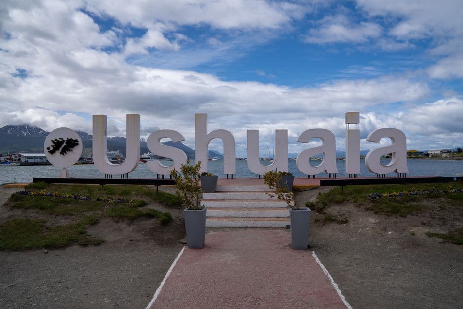 Vista de Ushuaia, Argentina