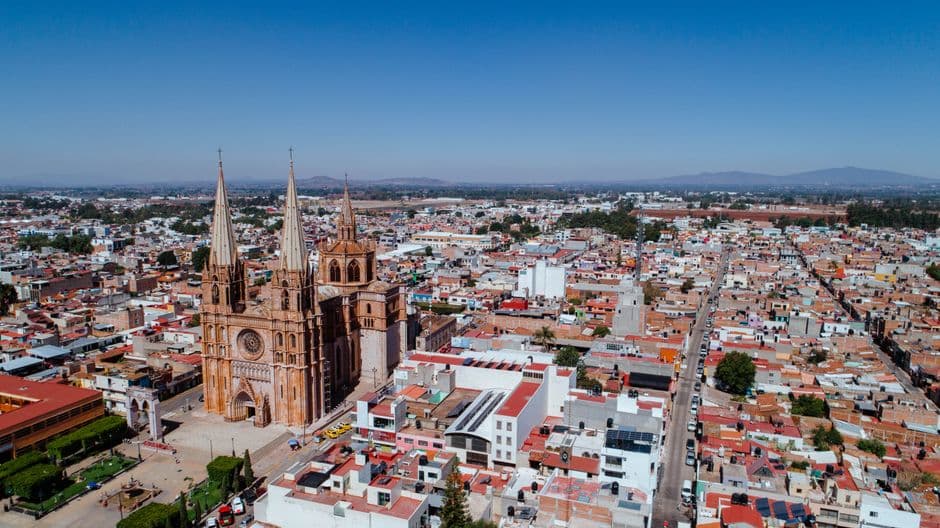 Vista de Yuriria, México