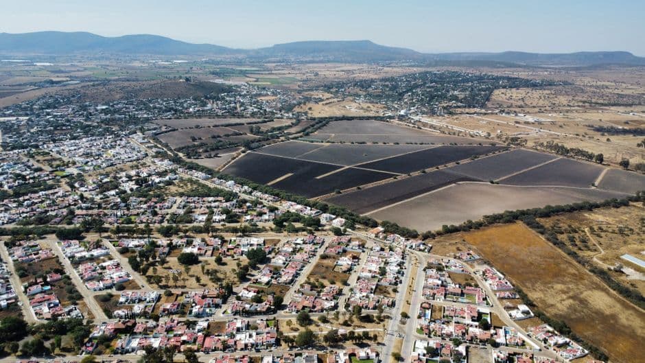 Vista aérea de un paisaje natural, en el chat de Linares