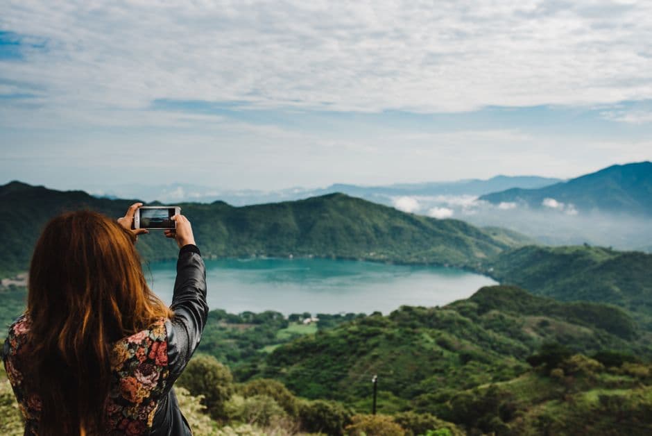 Vista de Santa María Atzompa, México