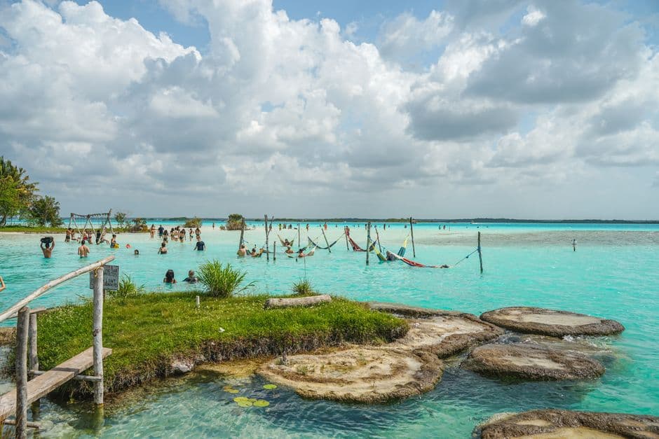 Vista de Bacalar, México