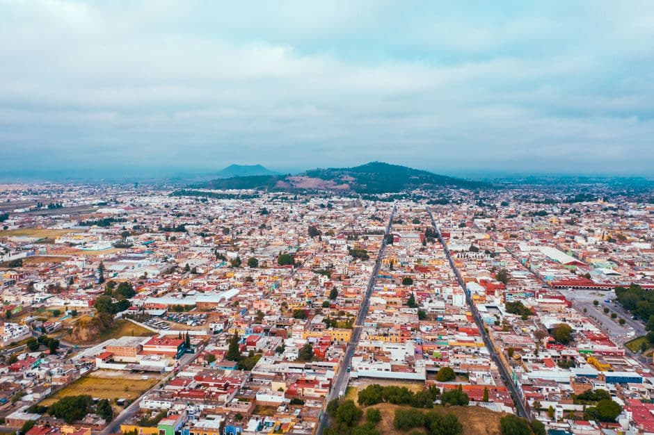 Vista de Zacatelco, México