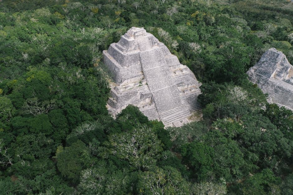 Vista de Calakmul, México