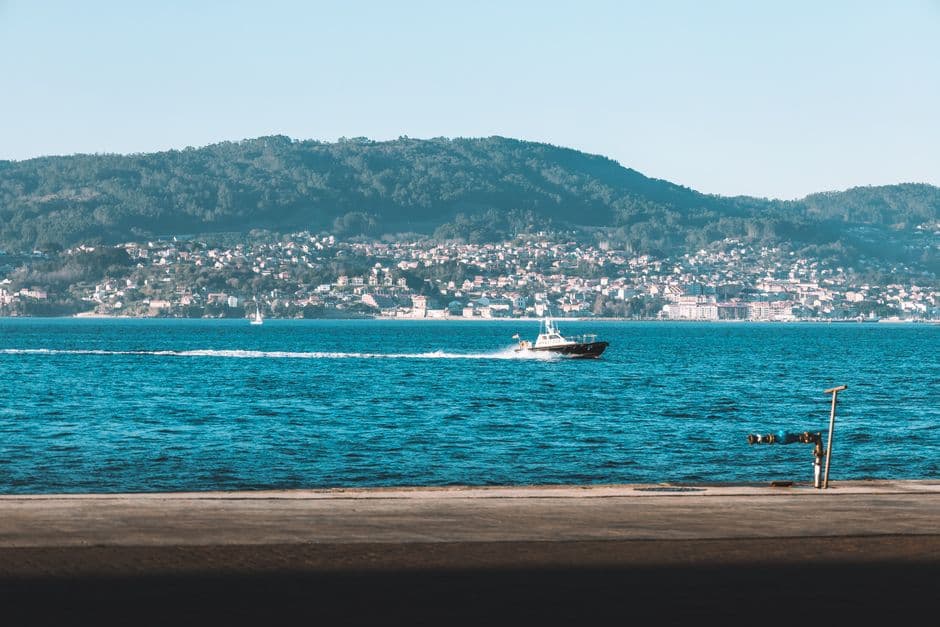 Barcos en la costa de Vigo, en la sala de chat de Vigo