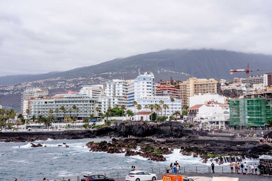 Vista de la ciudad de Puerto de la Cruz, en la sala de chat de Puerto de la Cruz