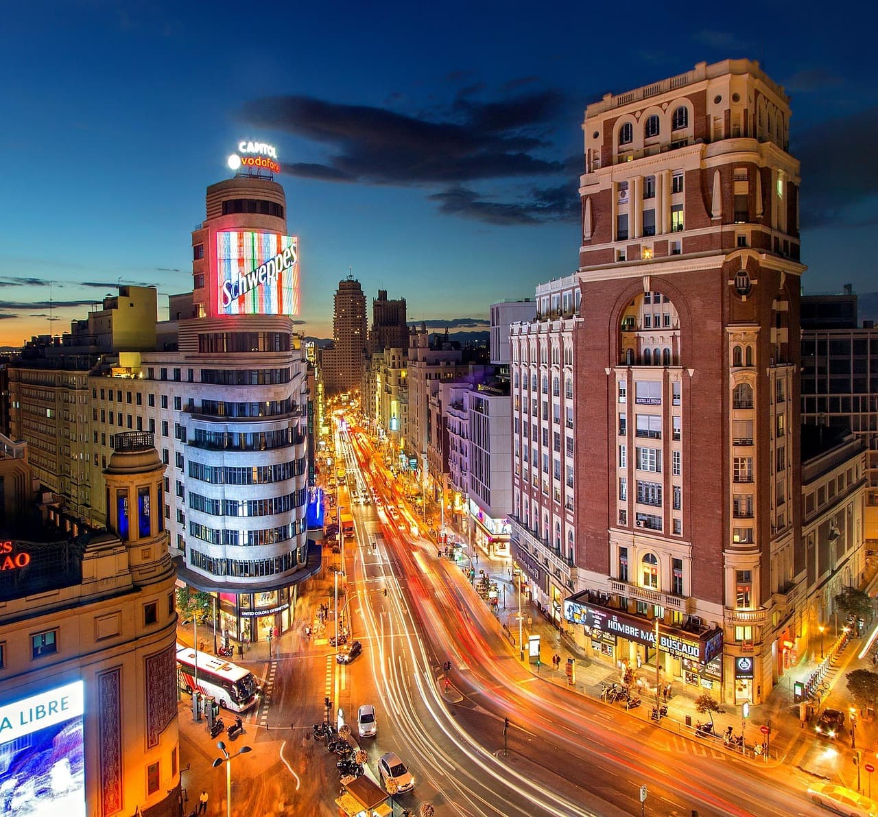 Plaza del Callao en Madrid, en la sala de chat de Calamocha