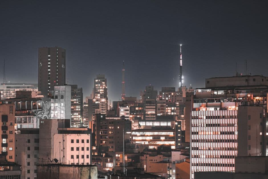 Vista de São Paulo, Brasil