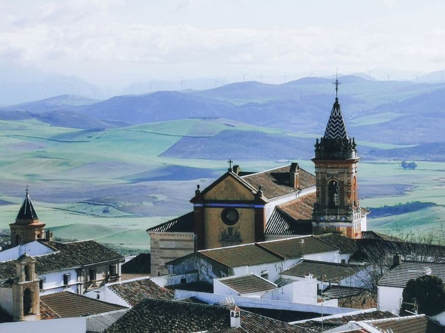 Vista de Olvera, España