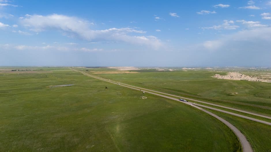 Vista de Dakota del Norte, Estados Unidos