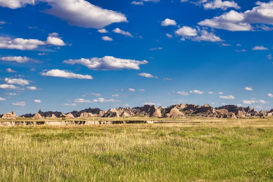 Vista de Dakota del Sur, Estados Unidos