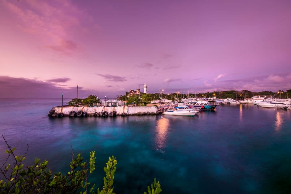 Vista de San Miguel de Cozumel, México