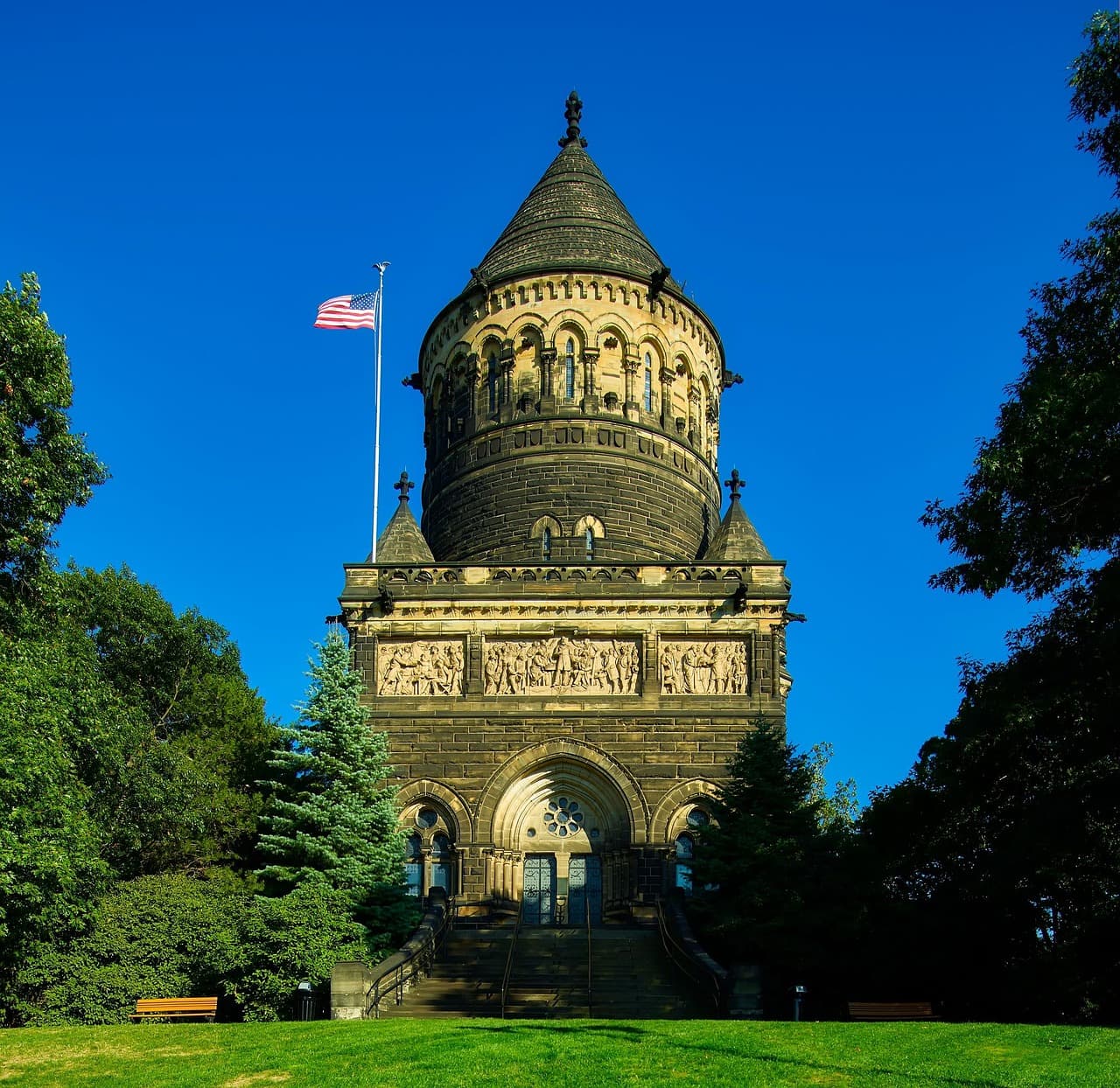 Monumento funerario de James Garfield, en el chat de Ohio
