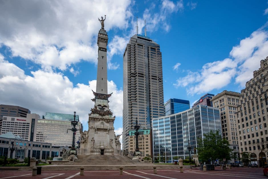 Vista de Indianápolis, Estados Unidos