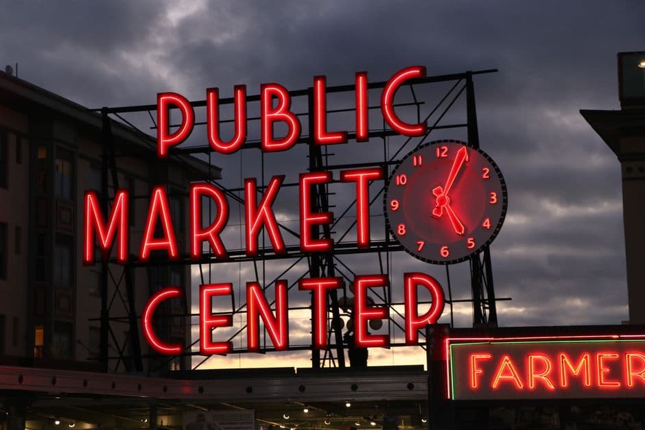 Vista de Seattle, Estados Unidos