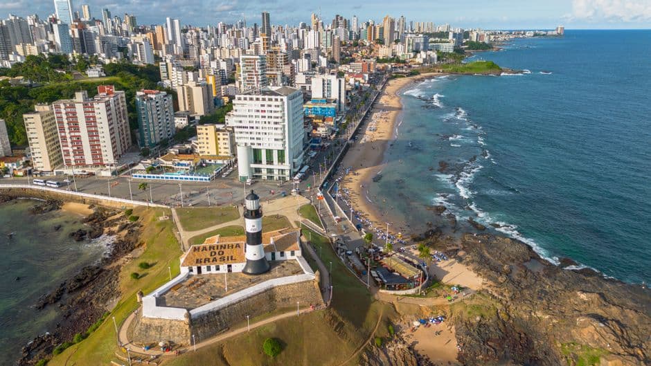 Vista de Salvador, Brasil