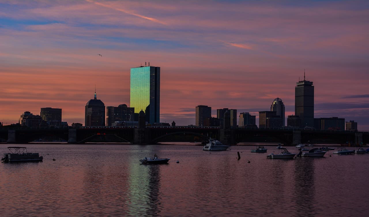 Vista de Boston, Estados Unidos