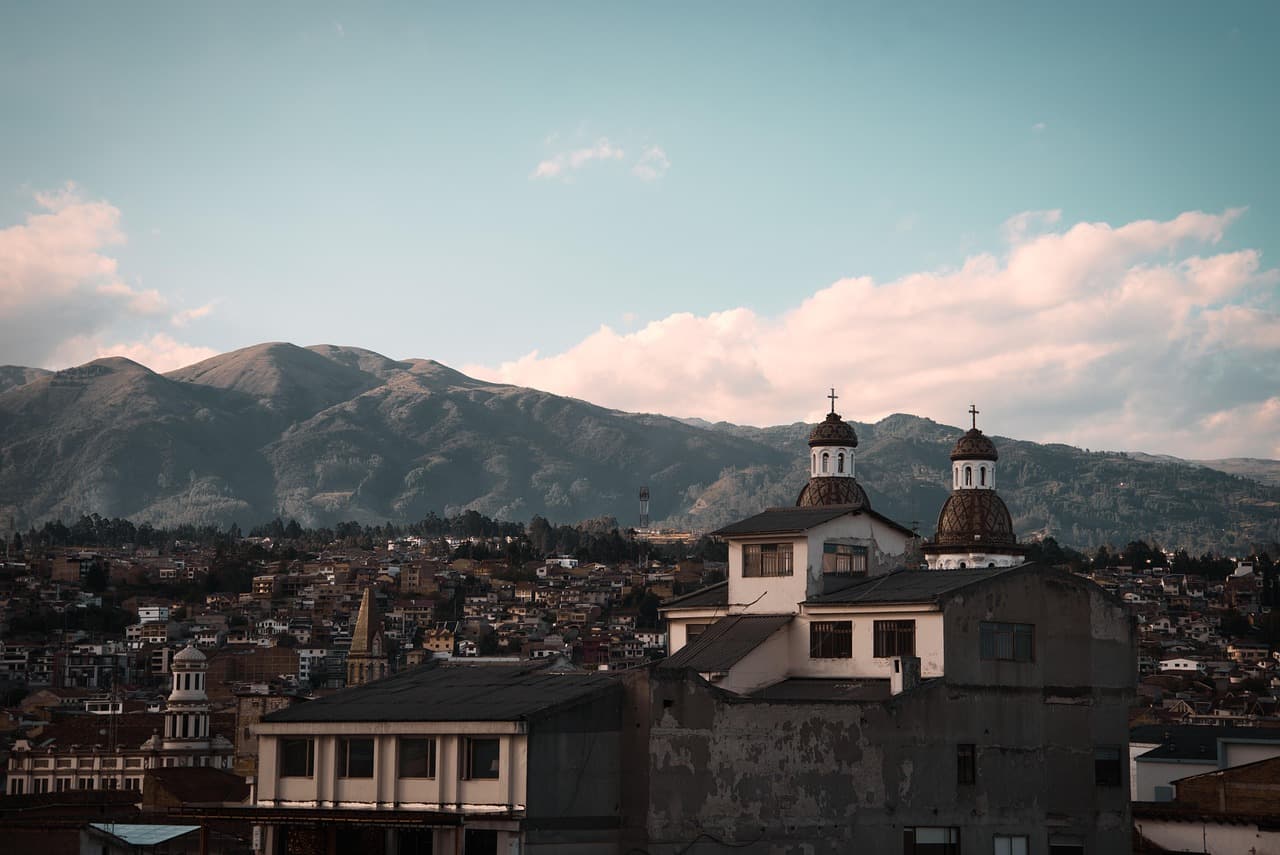 Vista de Zamora Chinchipe, Ecuador