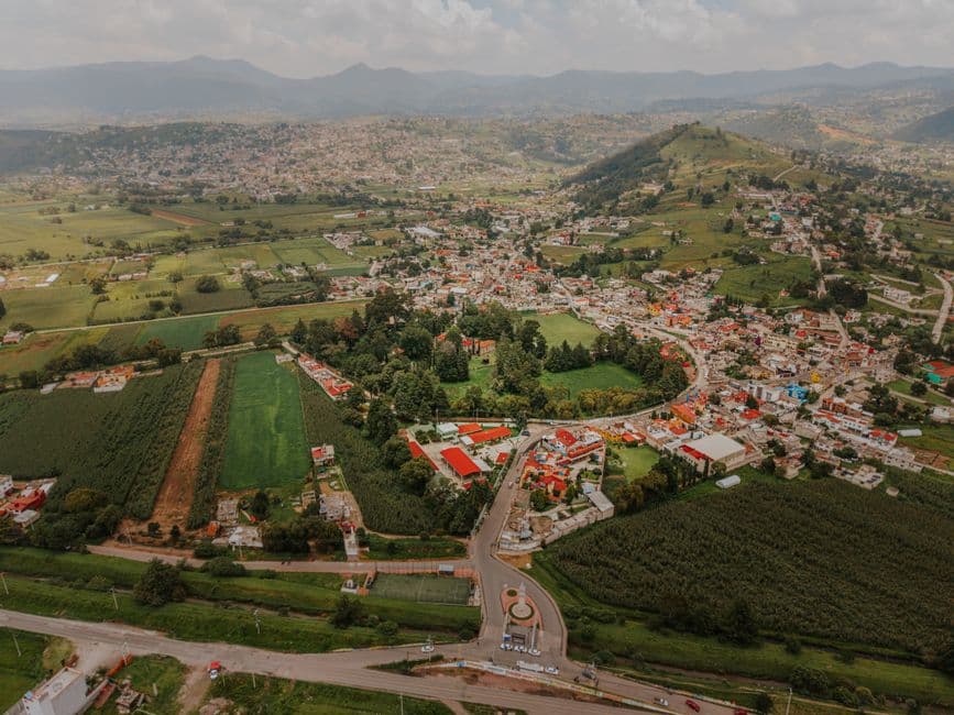 Vista de Actopan, México