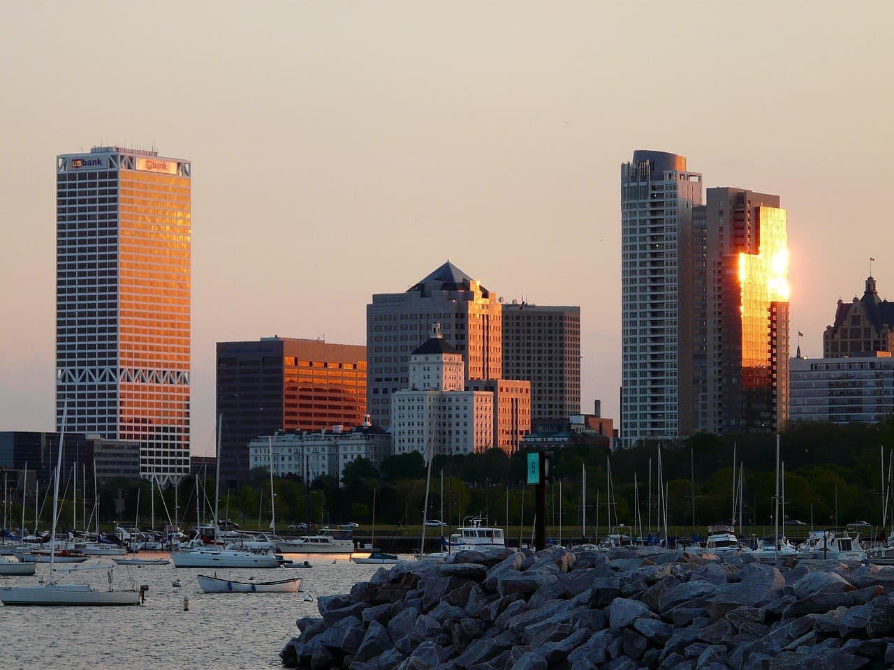 Vista de Milwaukee, Estados Unidos