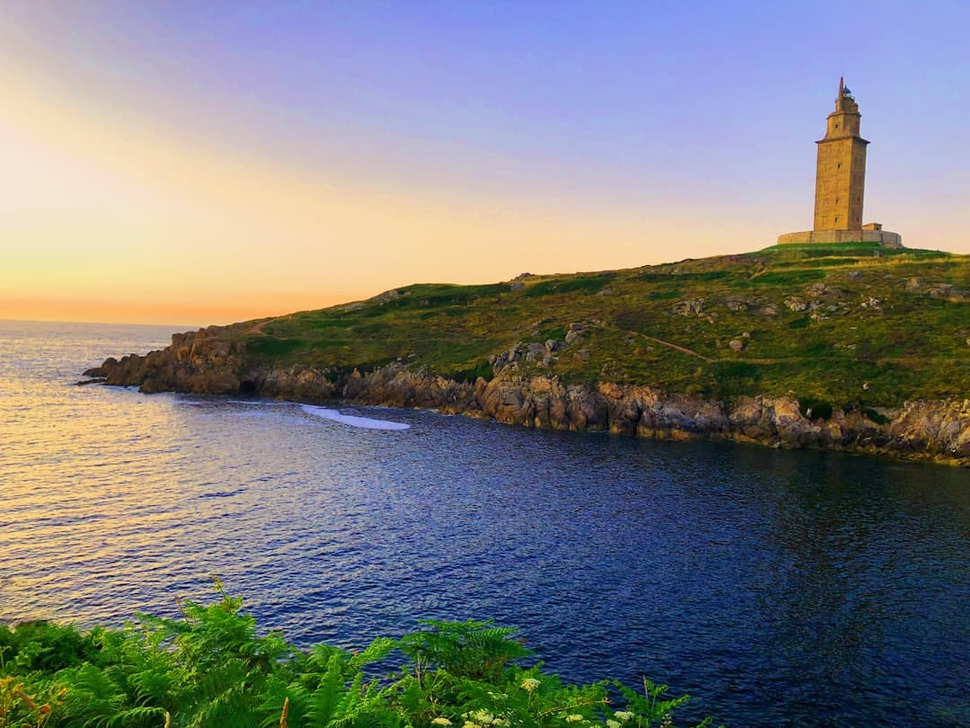 Vista de Arzúa, España