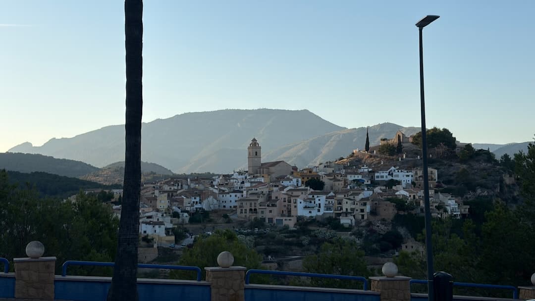 Vista de Polop, España