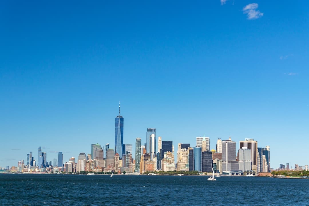 Vista de Bajo Manhattan, Estados Unidos