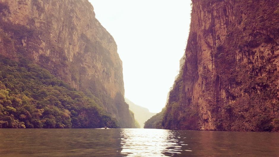 Vista de Mezcalapa, México