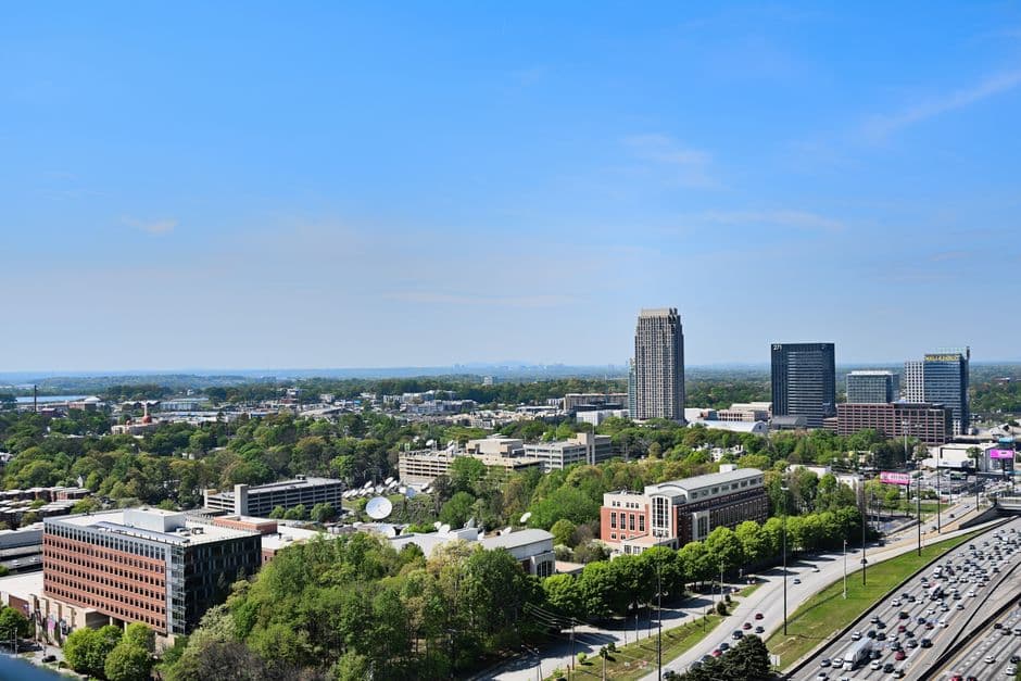 Vista de Greensboro, Estados Unidos